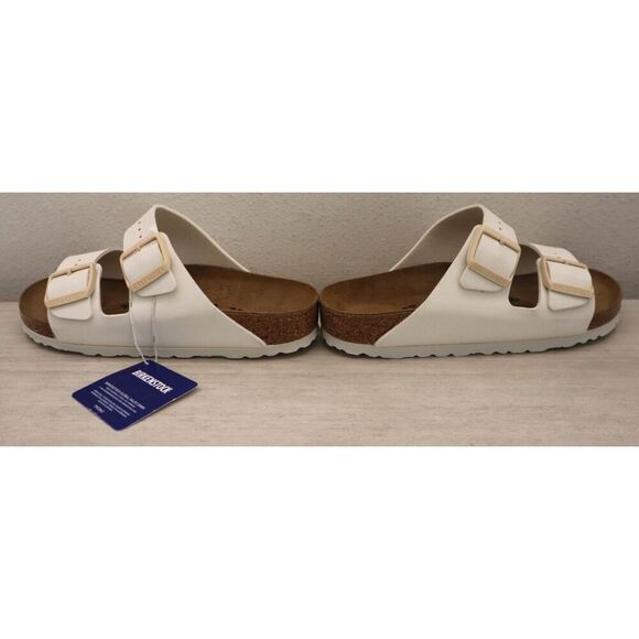 Birkenstock 1027339 Women's Sz EUR 37 US 6 Soft Beige Leather Arizona BS Sandals - Picture 13 of 16
